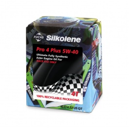 Silkolene Pro 4 Plus Fully Synthetic 5W/40 Engine Oil - 4 Litres